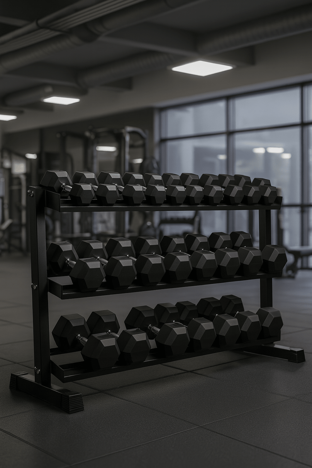 2.5kg - 30kg Hex Dumbbell Package (12 Pairs) - BlackBear Fitness